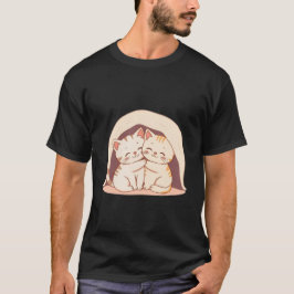キュートなコンパニオンキッテイ達のブランケットハグアート ✨🐾 Tシャツ