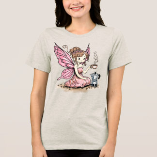 キュートなコーヒーフェアリー トライブレンドTシャツ