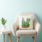 キュートなサボテン多肉類 クッション (椅子)