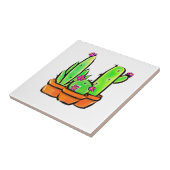 キュートなサボテン多肉類 タイル (側面)