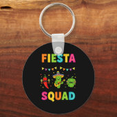 キュートなサボテン ピーマン 子供 Fiesta squad キーホルダー (正面)