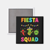 キュートなサボテン ピーマン 子供 Fiesta squad マグネット (正面/裏面)