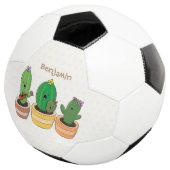 キュートなサボトリオ歌の漫画イラストレーション サッカーボール (3/4)