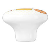 キュートなサボトリオ歌の漫画イラストレーション セラミックノブ (側面)