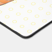 キュートなサボトリオ歌の漫画イラストレーション デスクマット (コーナー)