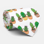 キュートなサボトリオ歌の漫画イラストレーション ネクタイ (ロール)