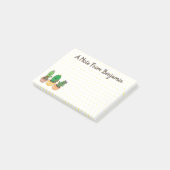 キュートなサボトリオ歌の漫画イラストレーション ポストイット (アングル)