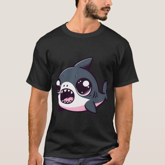 キュートなサメ Tシャツ (正面)