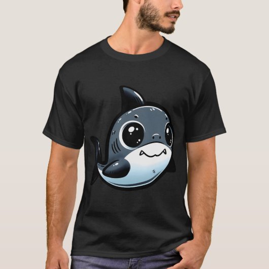 キュートなサメ Tシャツ (正面)