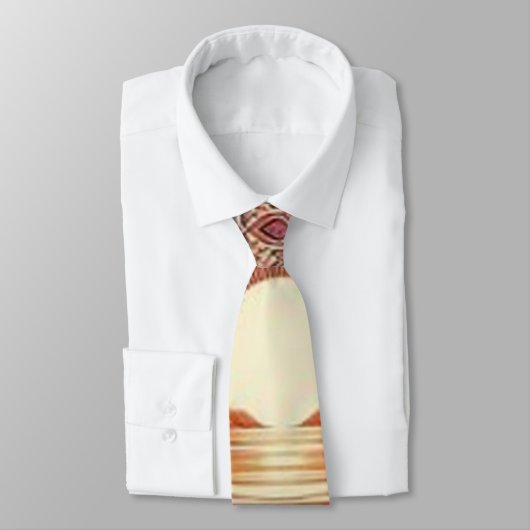 キュートなサンセットグラデーションネックタイ ネクタイ (タイ)