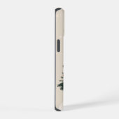 キュートなサンタのクリスマススマホケース 楽しいウィンター iPhone 15ケース (右側面)