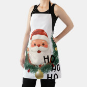 キュートなサンタの「Ho Ho Ho」クリスマスエプロン エプロン (インサイチュ)