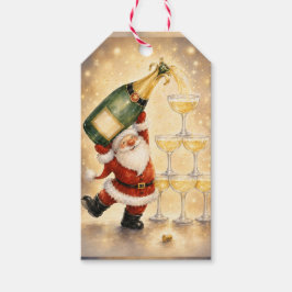 キュートなサンタクロースでクリスマスを祝おう ギフトタグ
