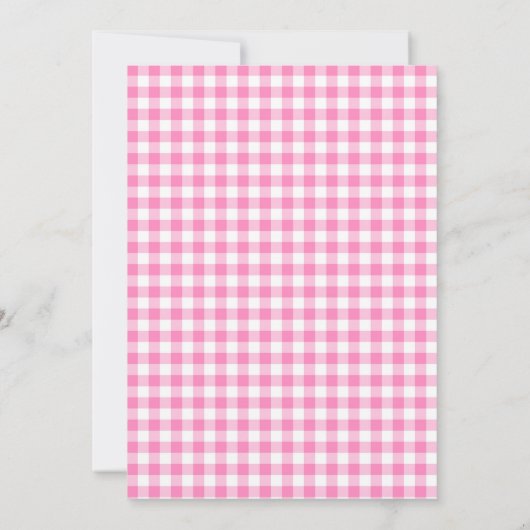 キュートなサーカステントと動物の子供の誕生日 招待状 (裏面)