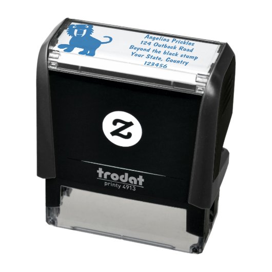 キュートなサーベル歯付きタイガー・スミロドン漫画 セルフインキングスタンプ (商品)