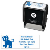 キュートなサーベル歯付きタイガー・スミロドン漫画 セルフインキングスタンプ (インサイチュ)