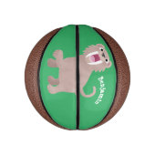 キュートなサーベル歯付きタイガー・スミロドン漫画 ミニバスケットボール (縦)