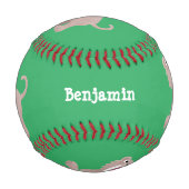 キュートなサーベル歯付きタイガー・スミロドン漫画 野球ボール (正面)