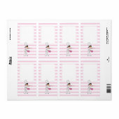 キュートなシェフモチーフ缶詰瓶ラベル ラベル (フルシート)