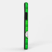 キュートなシベリアのハスキードッグハットセントパトリックの日 Case-Mate iPhoneケース (裏面/右)