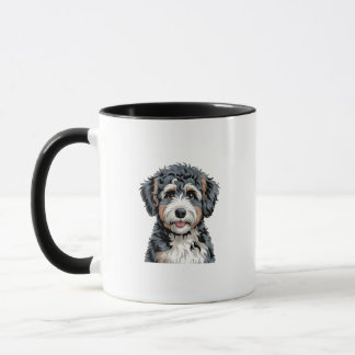キュートなシュナウザー犬好きマグカップ マグカップ