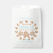 キュートなジンジャーブレッドのクッキーのクリスマス フェイバーバッグ (正面)