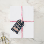 キュートなジンジャーブレッドクッキーのクリスマスプレゼントラベル ギフトタグ (より糸付き)