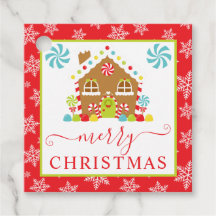 キュートなジンジャーブレッドハウスウィンタークリスマス