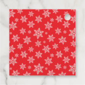 キュートなジンジャーブレッドハウスウィンタークリスマス フェイバータグ (裏面)