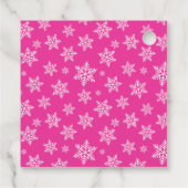 キュートなジンジャーブレッドハウスウィンタークリスマス フェイバータグ (裏面)