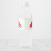 キュートなスイカ1つメロン初誕生日 ペットボトルラベル (裏面)