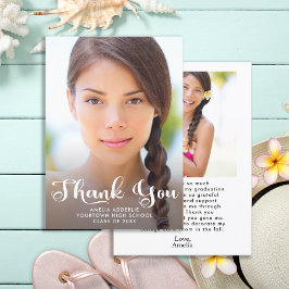 キュートなスクリプト卒業2写真ありがとう 招待状