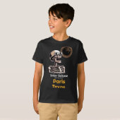 キュートなスケルトンの皆既日食 パリ テキサス Tシャツ (正面フル)