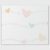 キュートなスパイラルノート ラッピングペーパー (フラット)