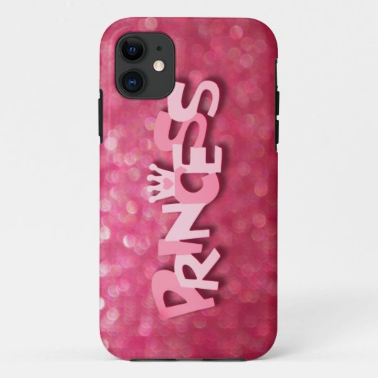 キュートなスパーキングピンクのプリンセスボケ Case-Mate iPhoneケース (裏面)