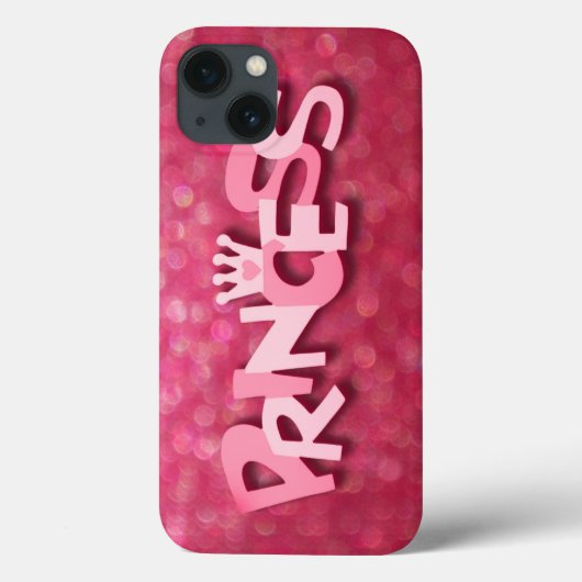 キュートなスパークルピンクプリンセスボケ Case-Mate iPhoneケース (裏面)