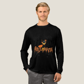 キュートなスプーキー・カートゥーン・ハロウィンデザイン トライブレンドTシャツ