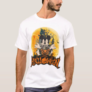 キュートなスプーキー・カートゥーン・ハロウィンデザイン Tシャツ