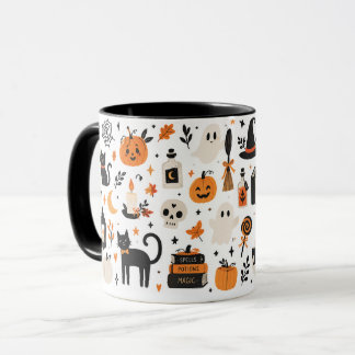 キュートなスプーキー・ハロウィンマグカップ マグカップ