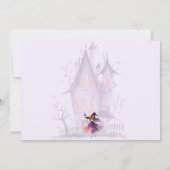 キュートなスプークの誕生日の写真ハローウィンパーティ 招待状 (裏面)