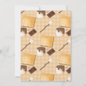 キュートなスモアーズ キャンプ バースデーパーティー 招待状 (裏面)