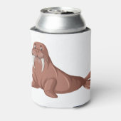 キュートなセイウチのキャラクター 缶クーラー (缶裏面)