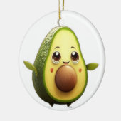 キュートなセラミックサークルオーナメント セラミックオーナメント (左)