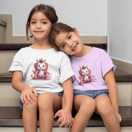 キュートなゼブラの女王プリンセス Tシャツ