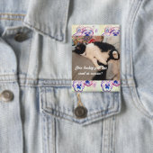 キュートなタキシード猫誕生日おもしろい猫ギフト 缶バッジ (インサイチュ)