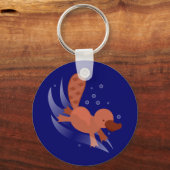 キュートなダイビング キーホルダー (正面)