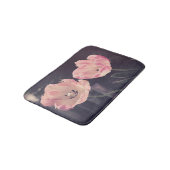 キュートなチューリップの花 - 名前入り バスマット (アングル)