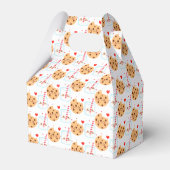 キュートなチョコレートチップクッキーとミルクのグラス フェイバーボックス (裏面サイド)