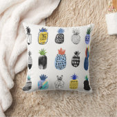 キュートなテクスチャパイナップル、ヴィンテージコレクション。 クッション (ブランケット)