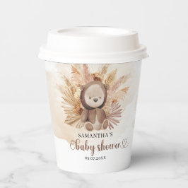 キュートなテディベア熱帯乾燥パームスパーパスグラス 紙コップ